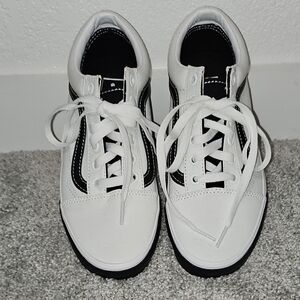 White and Dark BrowmbSneakers